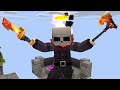 Using MATTSUN's SKIN and ALL LAVA TOOLS in BedWars! (Blockman Go)