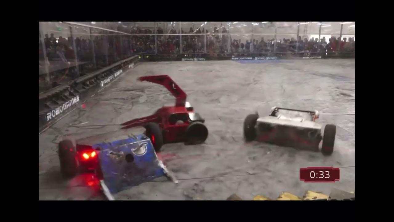King Crab vs Crash and Burn Robogames 2023 Higlight YouTube