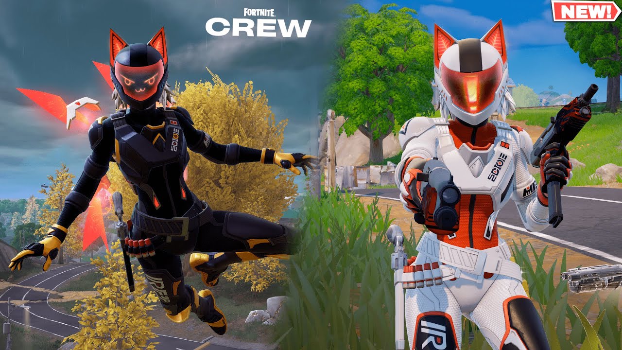 Fortnite April 2025 Crew Pack (Nyangelica Skin) GAMEPLAY