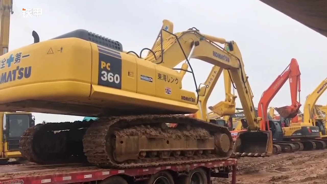 Dredge挖泥機:中國小松PC360二手機市場 - YouTube