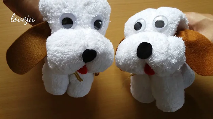 DIY  Dog Kid Toy from Towel  - Quick & Cute Gift