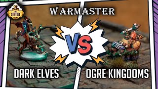 Dark Elves vs Ogre Kingdoms | Battlereport | 2000 | Warmaster