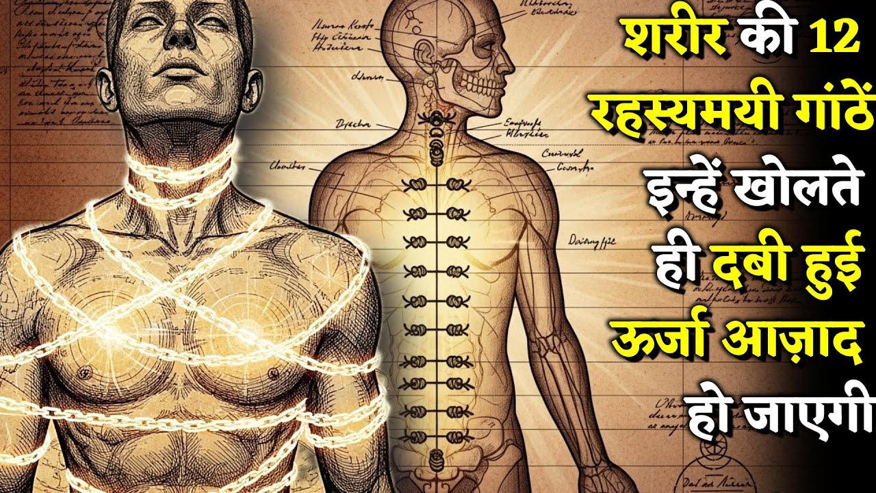 शरीर की 12 रहस्यमयी गांठें: इन्हें खोलते ही दबी हुई ऊर्जा और रचनात्मकता आज़ाद हो जाएगी