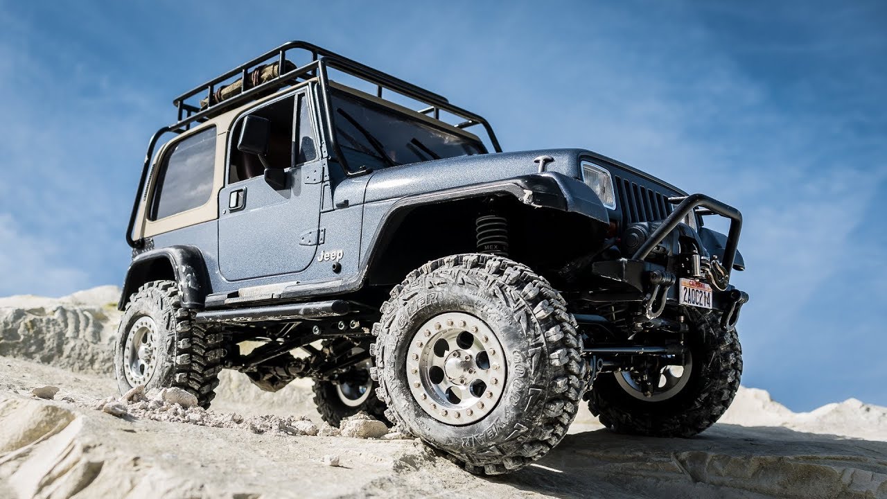 RC Scale 4x4 Off Road - Tamiya/RCModelex YJ Jeep Wrangler On The Rocks