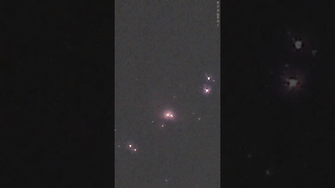 Moving stars-Orion Nebula-time lapse 