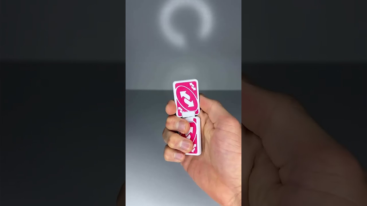 3D Printed Uno Reverse FidgetSTL: 