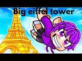 Climbing the longest Tower#Climbing Eiffel Tower in climb and jump tower#roblox 