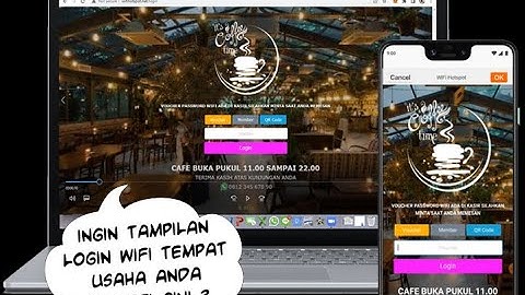Login Page Hotspot WiFi Mikrotik