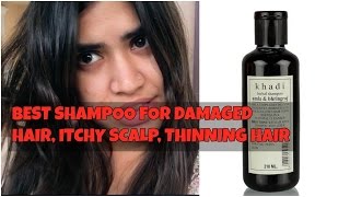 Control hair fall , damaged hair , oily scalp naturally | Khadi herbal shampoo  review - YouTube