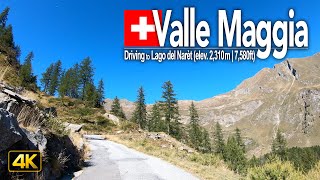 Valle Maggia, Switzerland 🇨🇭 Driving from Locarno to Lago del Narèt - Scenic Drive Switzerland!