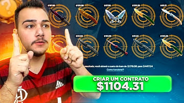 FIZ a MAIOR LOUCURA da minha VIDA no CSGO.Net *Contratos com FACAS RARAS* - CSGO Open Case