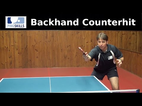 Backhand Counterhit | Table Tennis | PingSkills