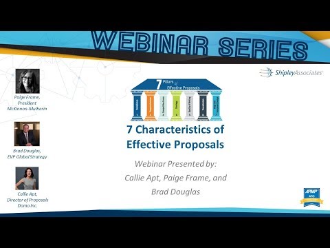 The 7 Characteristics of Winning Proposals