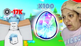 Mamka Mi Otevrela 100 Vajicek v Pet Simulator X
