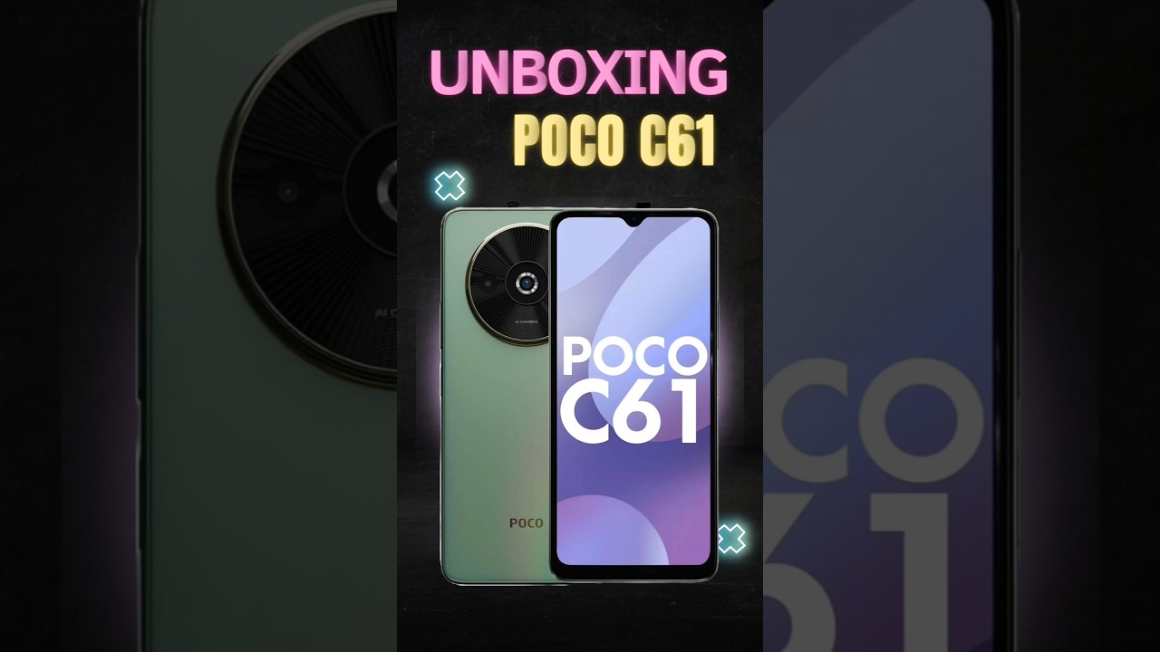 Unboxing Poco C61 smartphone purchased from Flipkart Sale 