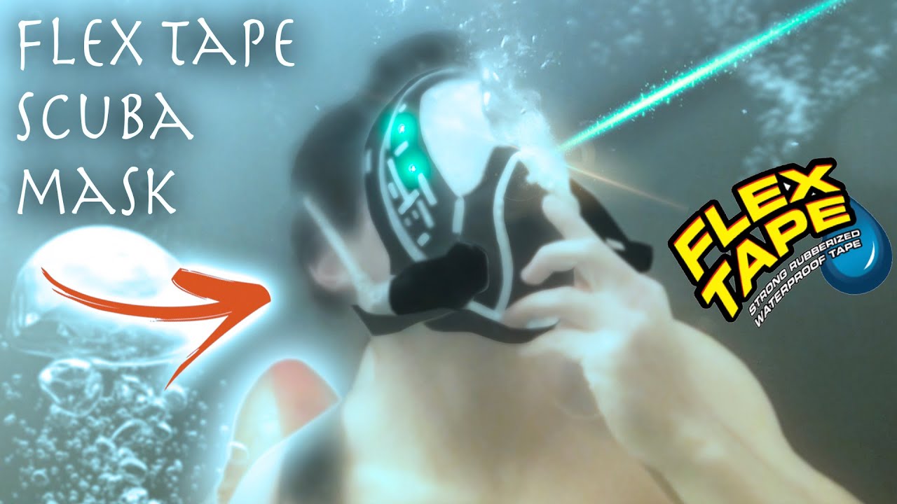 ⁣Breathe Underwater With a Flex Tape Mask?!?! (Plus Underwater Jet Pack)