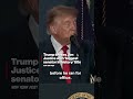 Trump Teases Jim Justice With ‘Biggest Senator in History’ Title #shorts