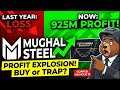 Mughal Steel Wakes Up! 925M Profit + Cup &amp; Handle Breakout?