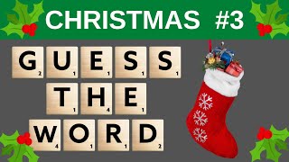 CHRISTMAS WORD SCRAMBLE PUZZLE - Quiz #3: Jumbled Letter Game. screenshot 3