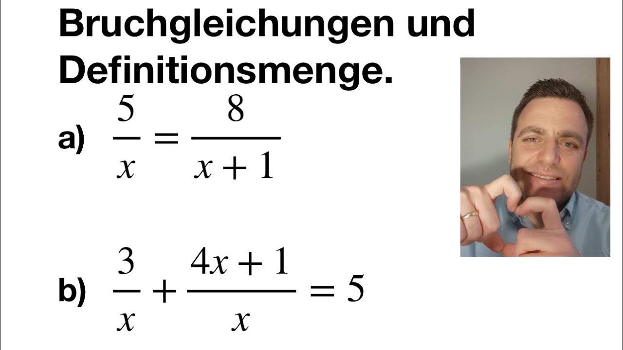 Bruchgleichungen und die Definitionsmenge