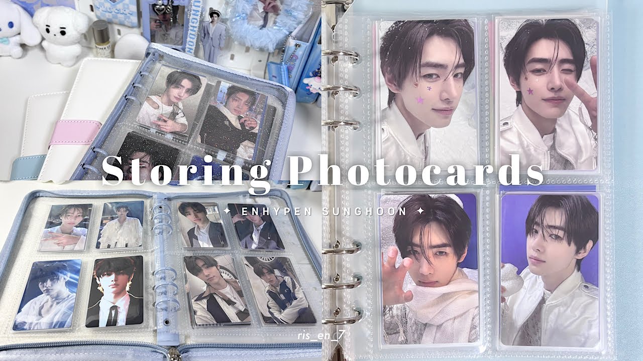 [ 作業動画 ] ‎トレカ整理⸝꙳ (BGMなし) ENHYPEN/성훈/sunghoon/トレカ収納/포카정리