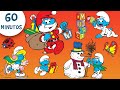 O Natal Mágico dos Smurfs! 🎅 🎄 🎁 • Episódios completos • 60 Minutos de Smurfs