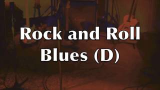 Rock and Roll Blues Backing Track - Stray Cats style (D) chords