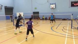 Final match Manchester badminton tournament 2016 Misba and jhetu part 1