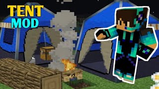 Minecraft tent mod | for traveller or camper | by nome yt