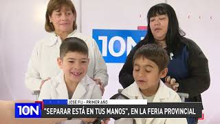 Alumnos de la Escuela N°10 de Saforcada en la Feria Provincial de ciencias