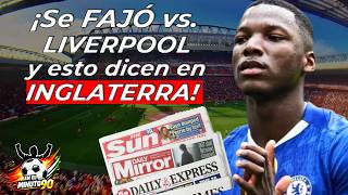 MOISÉS CAICEDO y esto dicen los medios británicos tras su actuación ante LIVERPOOL!!!