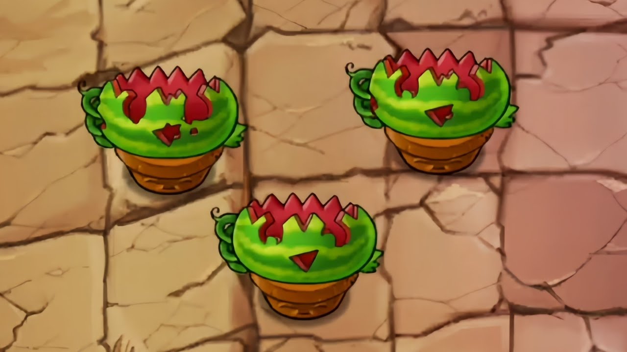 Pvz Fusion 3.2 update new Plant 386: Watermelon Pumpkin.