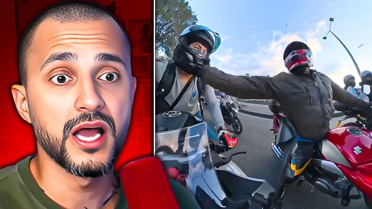 Motociclista ABUSIVO le pega a OTRO 😡 | El Muñe