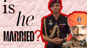 Is he married? Not invading his privacy/Major rishabh singh sambyal/ #rss #majorrishabhsinghsambyal 