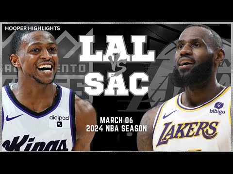 Los Angeles Lakers vs Sacramento Kings Full Game Highlights | Mar 6 | 2024 NBA Season