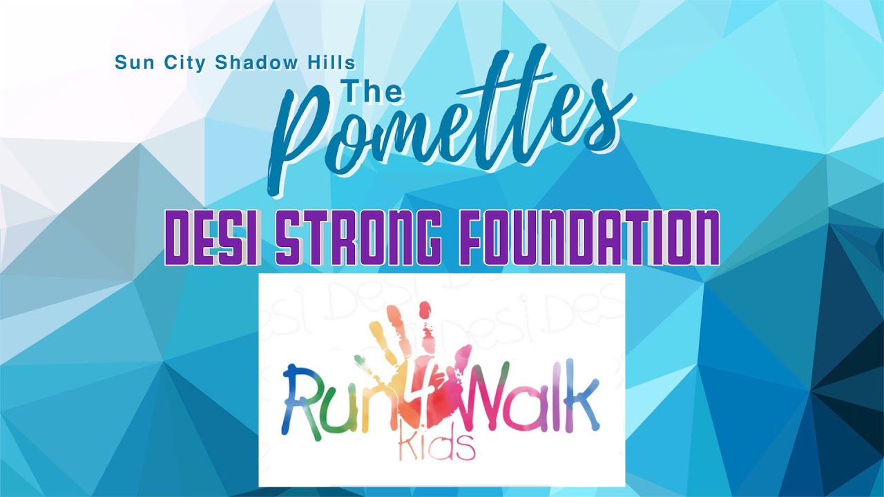 The Pomettes SCSH - 5th Annual Desi Strong Run Walk 4 Kids - YouTube