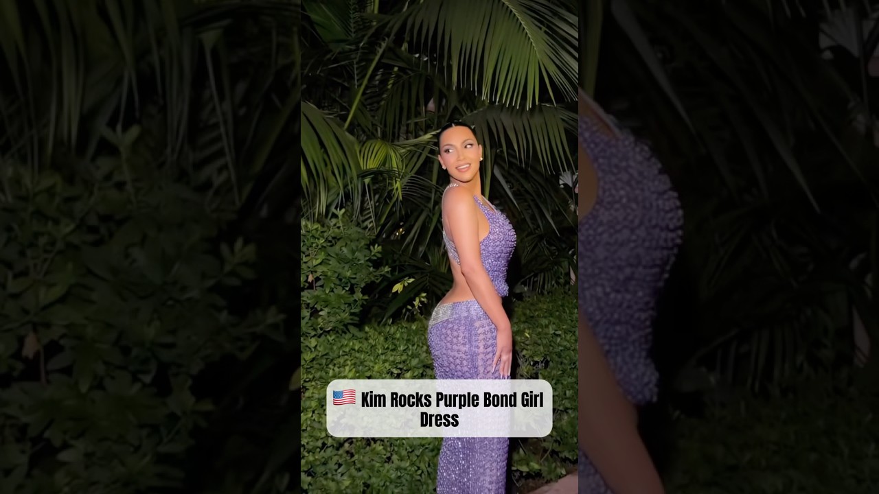 🇺🇸 Kim Rocks Purple Bond Girl Dress