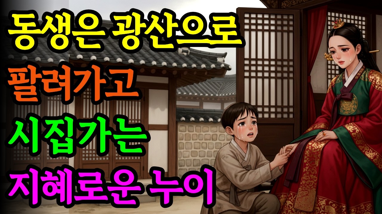 지독한 빚 때문에 어린 동생은 깊은 광산으로 끌려가고, 지혜로운 누이는 병든 양반가에 팔려가듯 시집을 가야만 했습니다. | 야담 | 옛날이야기