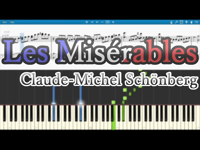 ピアノ】Les Misérables をアレンジして採譜してみた【楽譜】【レミゼ
