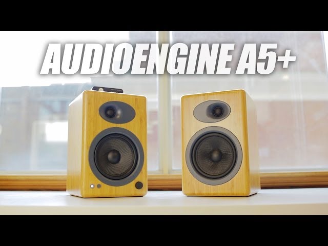 Активная полочная акустическая система AudioEngine A5+ BT Bamboo