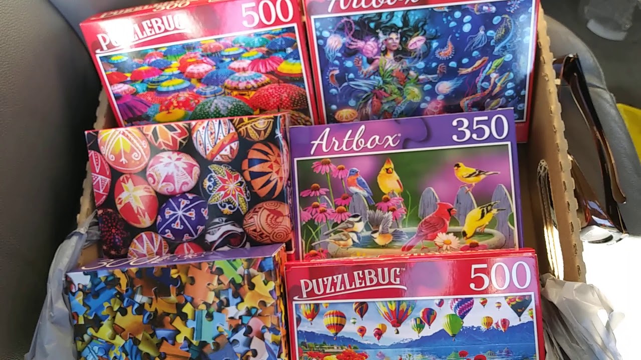Dollar Tree store jigsaw puzzles mini haul / Puzzles for $1 each!