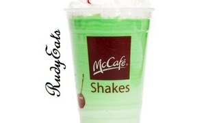 Mcdonalds Shamrock Shake St. Patricks Day Special - Rudyeats Happy Fast Food Critic