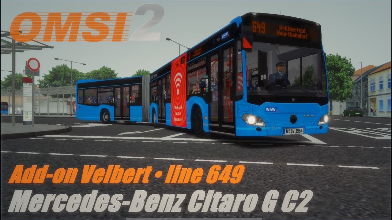 OMSI 2 • Add-on Velbert (line 649) • Mercedes-Benz Citaro G C2