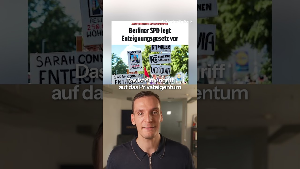 Berliner SPD legt Enteignungsgesetz vor! 🚨