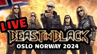 Beast In Black Live in Oslo Norway 30min SHOW 2024 - Glory and the Beast Tour  A Metal Extravaganza!