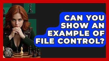 Can You Show An Example Of File Control? - The Chess Codex