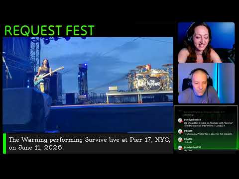 WHAT A SHOW!!! The Warning performing Survive live at Pier 17, NYC