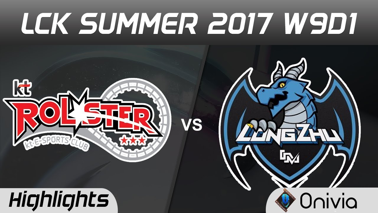 KT vs LZ Highlights Game 1 LCK SUMMER 2017 KT Rolster vs Longzhu by Onivia