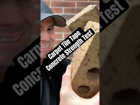Does Double Sided Tape Work On Concrete