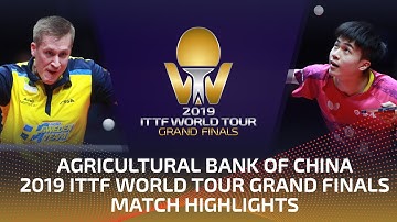 Mattias Falck vs Lin Yun-Ju | 2019 ITTF World Tour Grand Finals Highlights (R16)